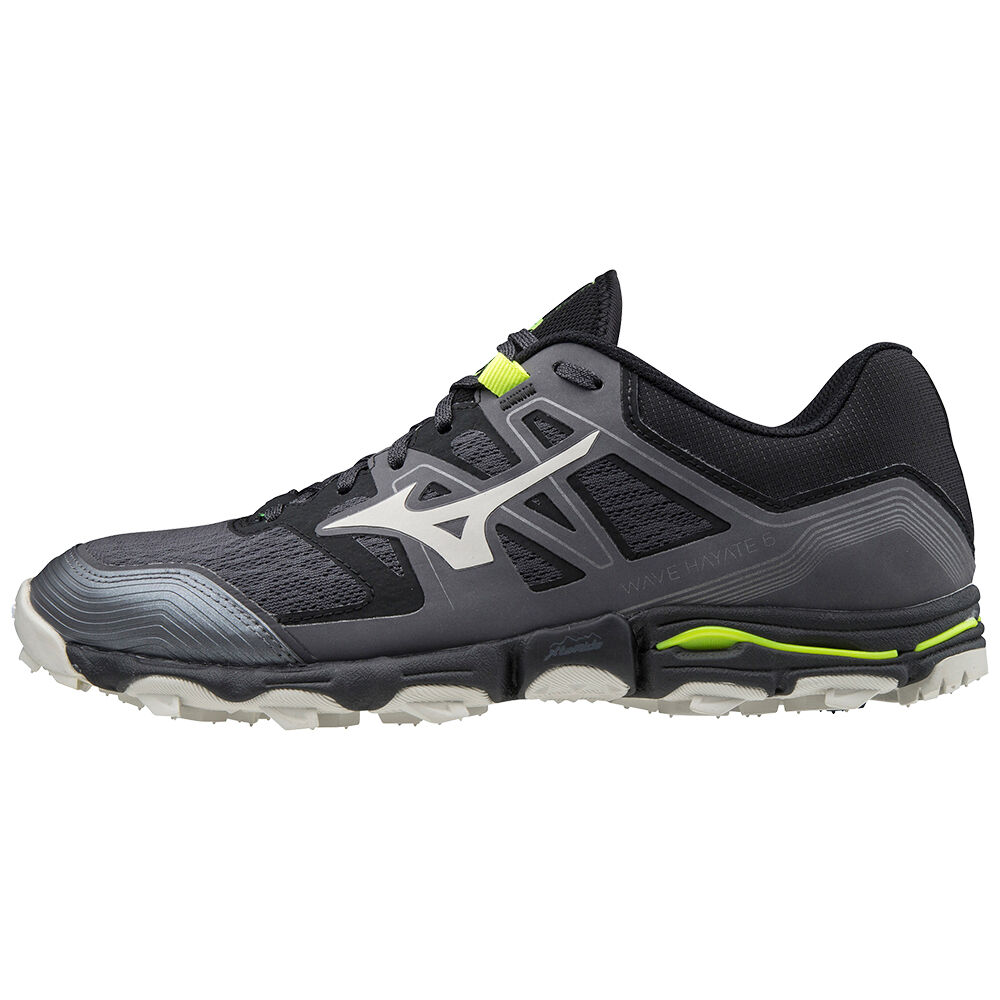 Tenis Para Trilha Mizuno Wave Hayate 6 - Homem - Pretas - LBEMS8092